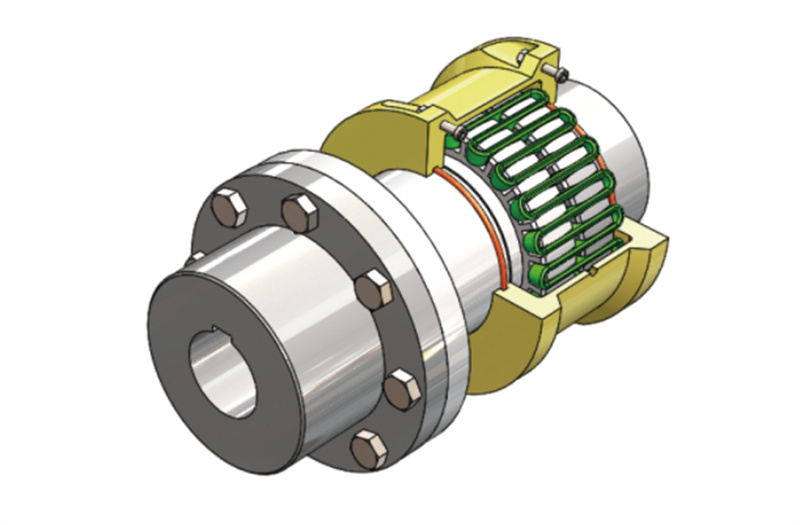 JSD單法蘭聯(lián)結(jié)型蛇形彈簧聯(lián)軸器