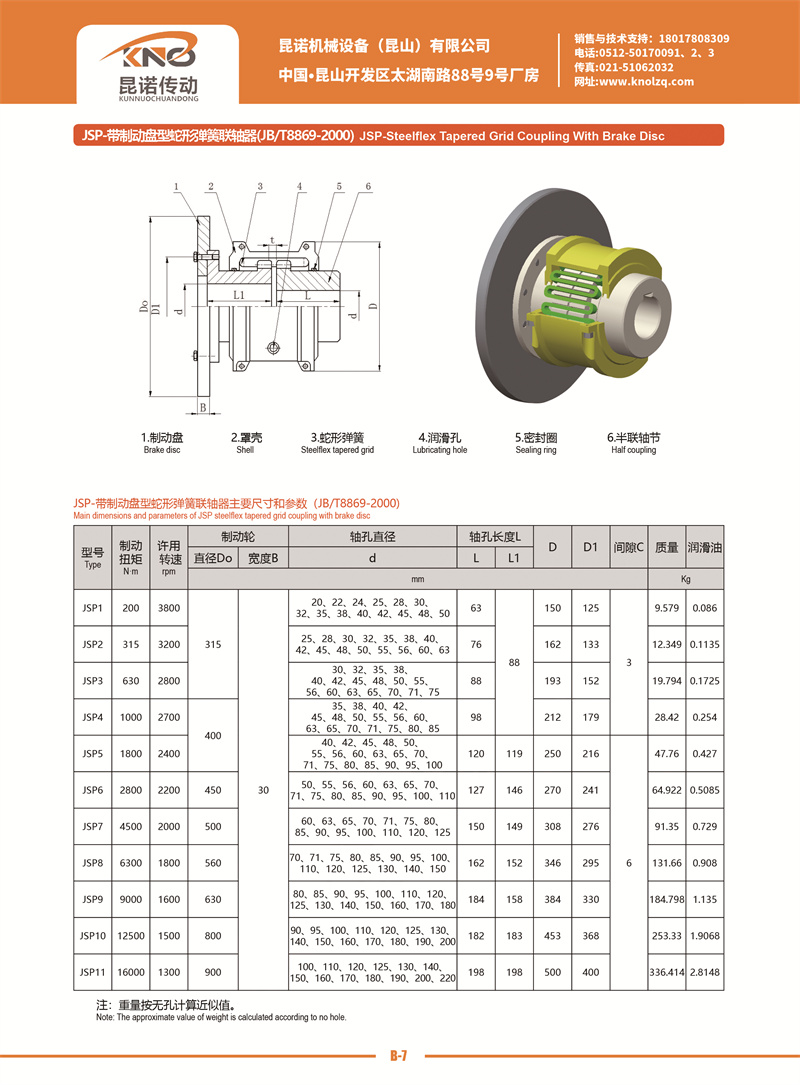 B-7 JSP帶制動盤型蛇形彈簧聯軸器.jpg